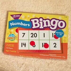 NWOT ~ Numbers Bingo Game (T-102) by TREND Enterprises, Inc.